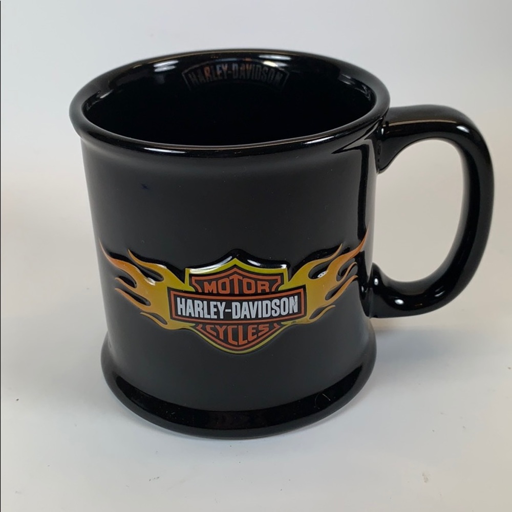 Harley Davidson Flames mug cup coffee